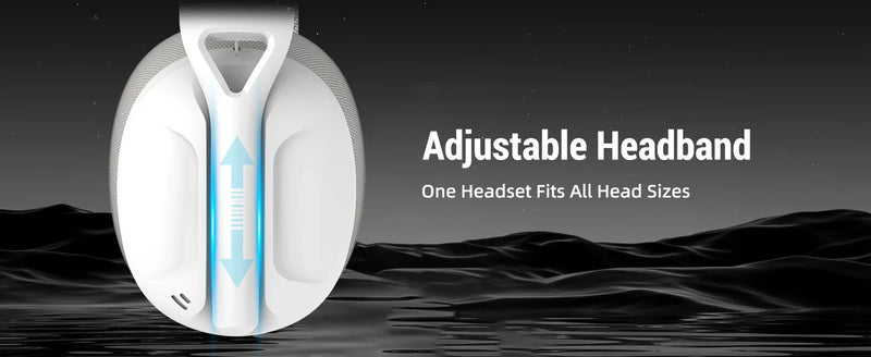 ATTACK SHARK L80 Ultra-Light Tri-Mode Gaming Headset Lightweight Wireless Gaming Headset for PC/PS4/PS5/Switch/Xbox