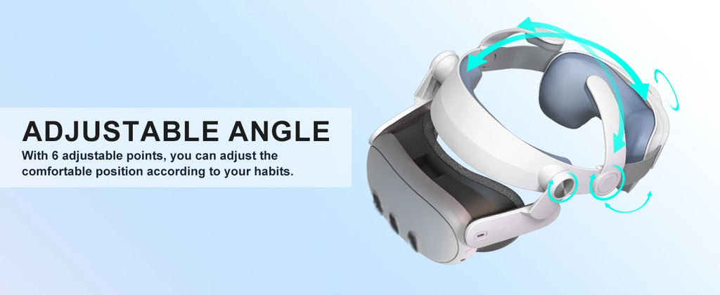 Replaceable Elite Strap for Meta Quest 3 VR Headset Improve Comfort Adjustable Head Strap for Meta Quest 3 Accessories Helmet