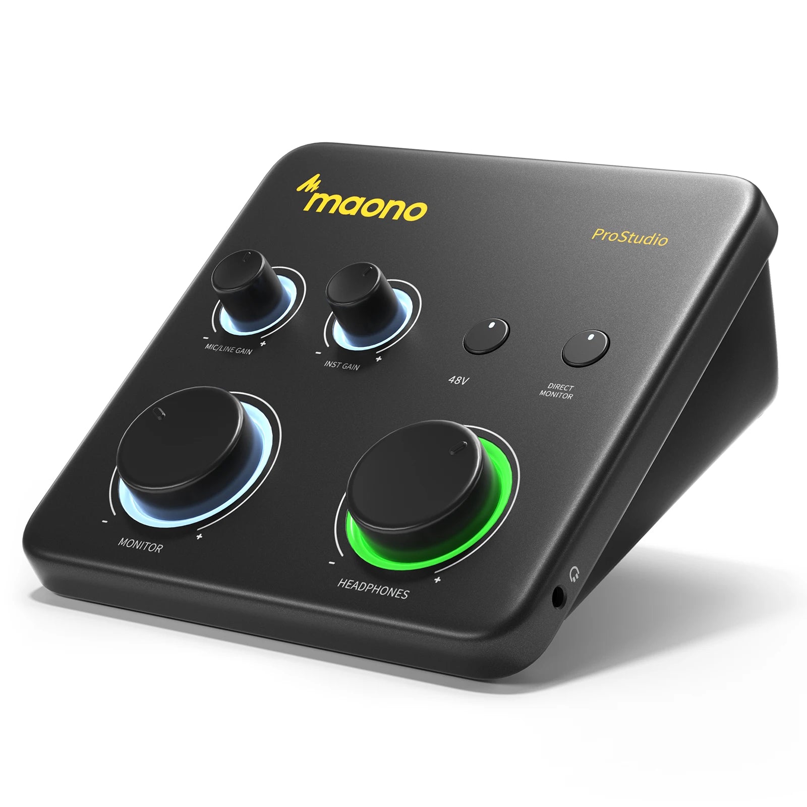 MAONO PS22 Lite USB Audio Interface for PC XLR Input Portable Recording Streaming Equipment Sound Card for Music Guitar DAW