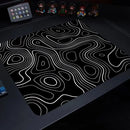 Fluid Mouse Pad Large Square Computer Office Game Table Mats Rubber Anti-slip Mousepads Small Decor Desk Pads Multiple Sizes