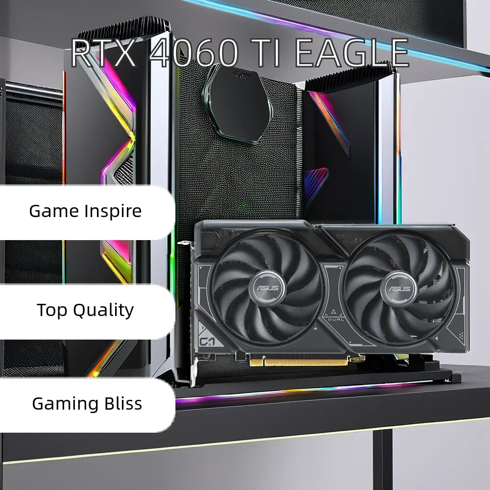EAGLE 8GB 12GB OC Super Gaming Desktop with GeForce RTX 4060 Ti 4070Ti  GPU Graphics Cards 2GB to 24GB Memory Options