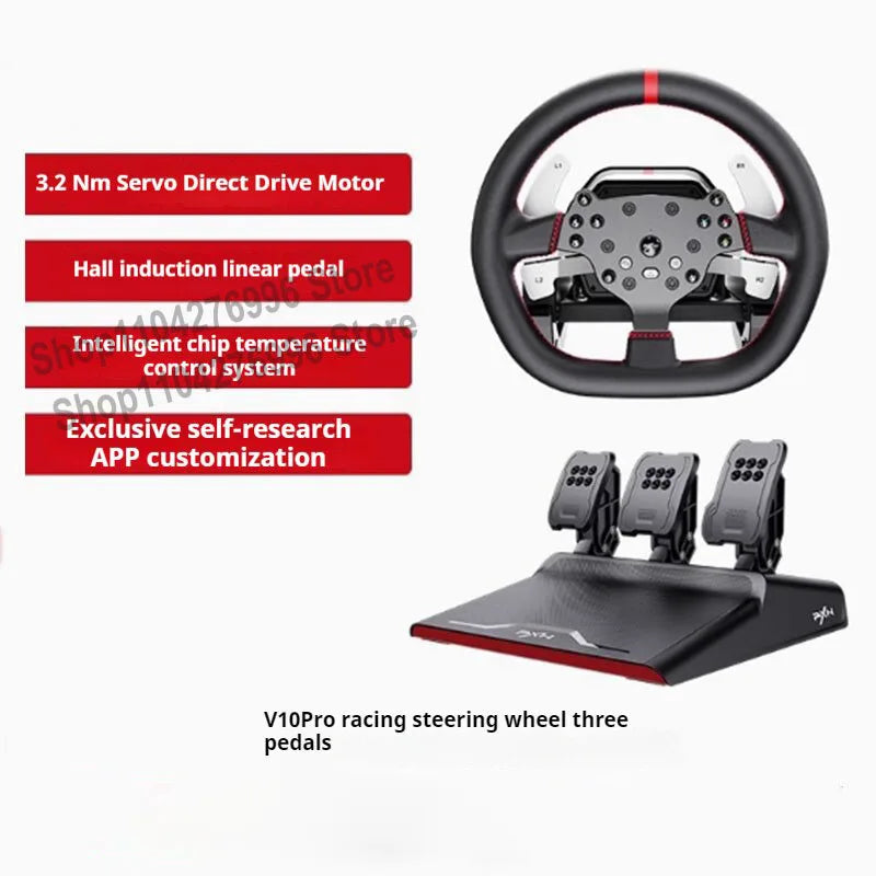 PXN V10 PRO Direct Drive Racing Simulator Game Steering Wheel Euro Truck 2 For PC/Xbox/PS