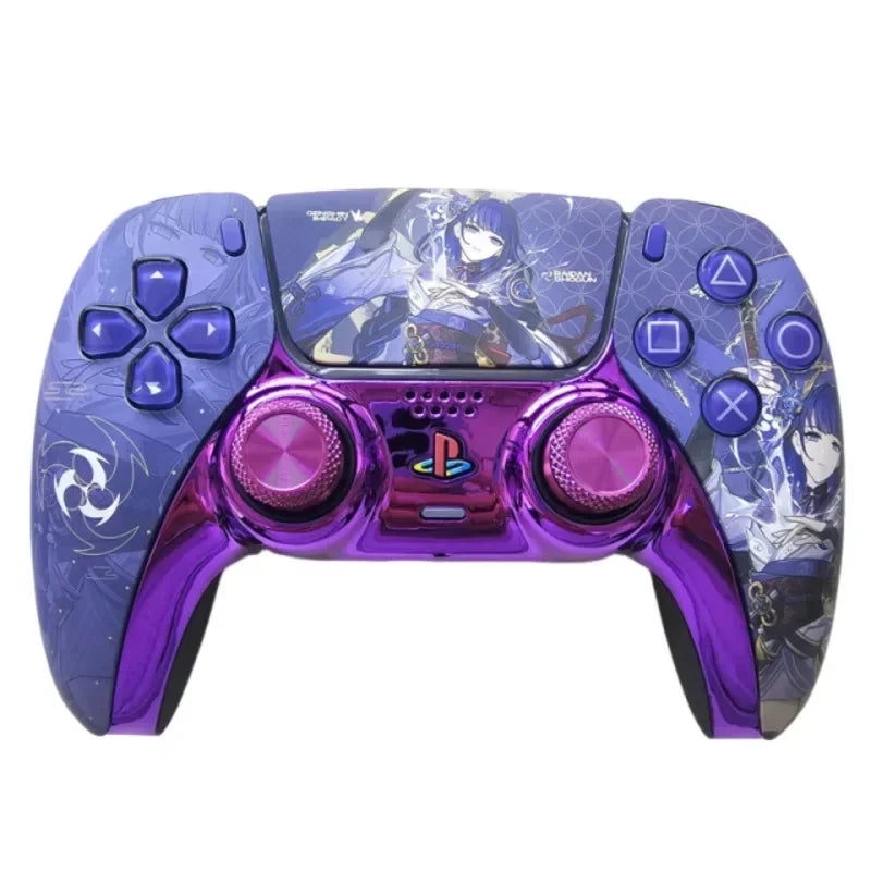 Genshin Impact PS5 Controller Raiden Shogun Replacement Shell DualSense Beelzebul Replacement Case DIY Accessories