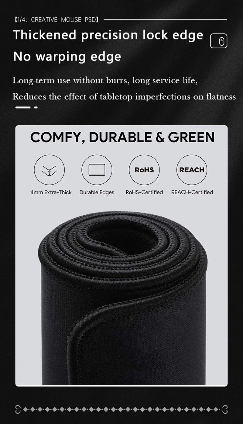 Ukiyoe Skull Japanese  large size  bedroom learning  Anime Mouse keyboard accessories  table mat   playmat  Pad