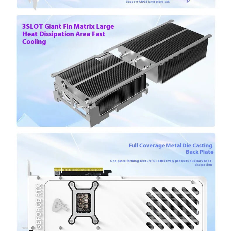 AX Gaming GeForce RTX 5080 X3W 16GB – 16GB GDDR7, 256-Bit, 30Gbps, 4K/8K Gaming & AI Rendering Graphics Card Video Card