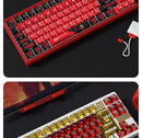 Anime Keycap Set PBT Five-sided Sublimation Ergonomic Original Height Asuka Langley Soryu Mechanical Keyboard Translucent Keycap