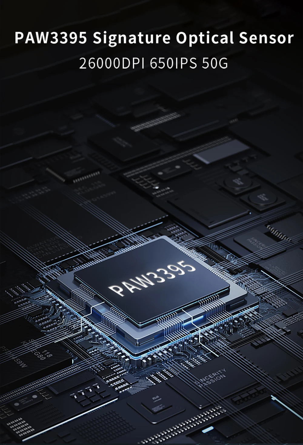 Darmoshark X5 Gaming Mouse 7Key PAW3395 Double 8K Wired Wireless 26000 DPI RGB Magnetic Charging Base Motospeed Macro Game Mouse