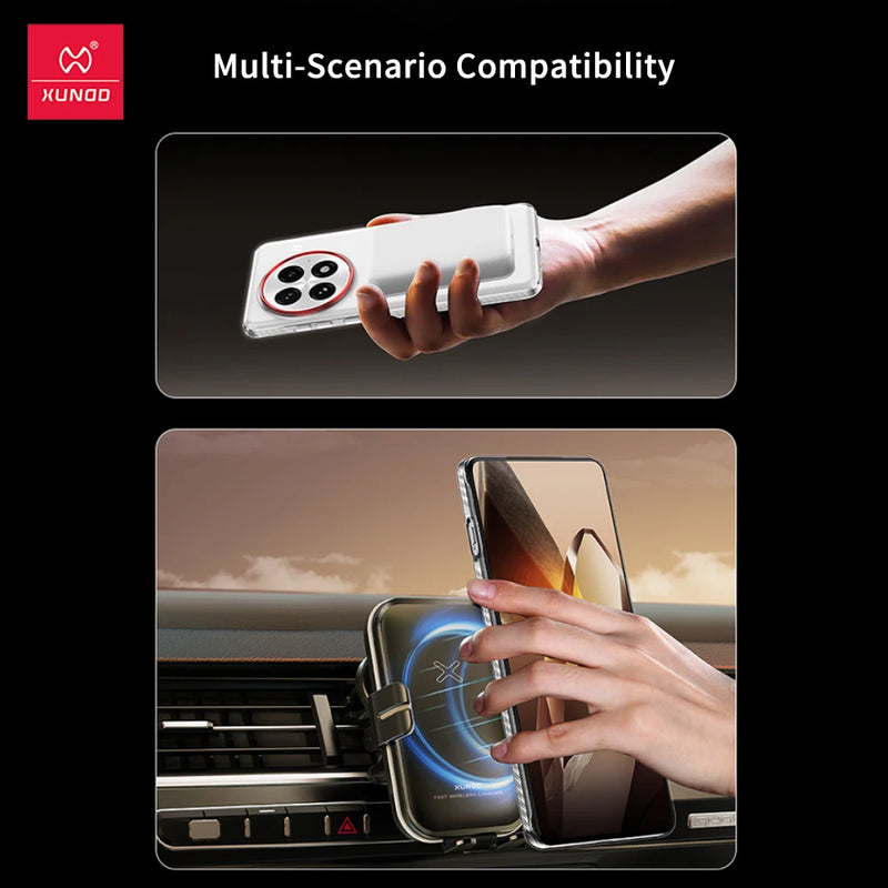 ‌Xundd For OnePlus 13 13T 13R Case,Anti-Yellowing PC Clear Ultra Transparent Scratch-Resistant Tough Phone Cover