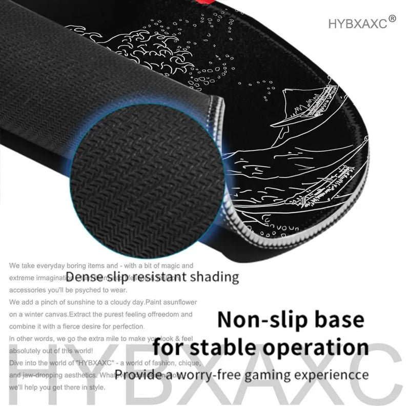The Great Wave Art Design Small Mousepad Office Speed DeskMat 40x45cm PC Computer Game Keyboard Pad XS Rubber Anti-slip Mice Mat