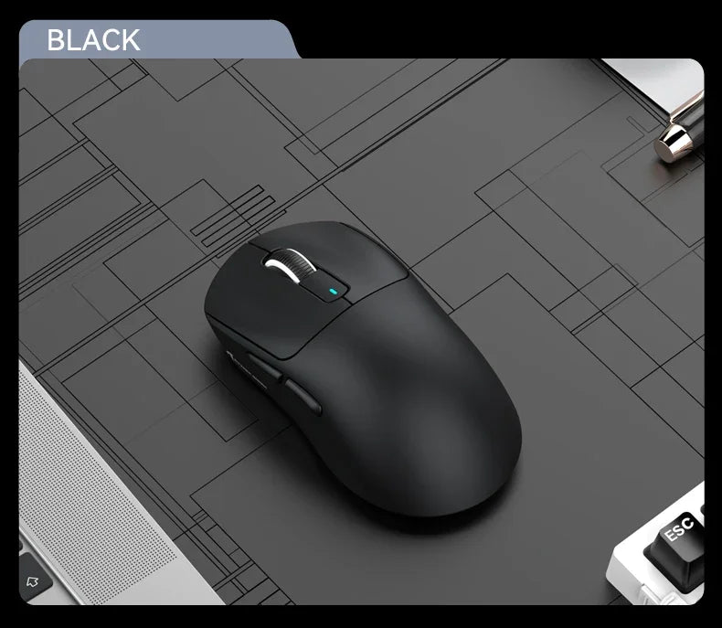 Attack Shark X3 PixArt PAW3395 Bluetooth Mouse 2.4G Tri-Mode Connection, 26000dpi, 650IPS,Lightweight Macro Gaming Mouse