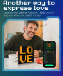 64X64 Smart LED Pixel Display RGB DIY Programmable Pixel APP Control Art Display Creative Animations For Gaming Room Decor