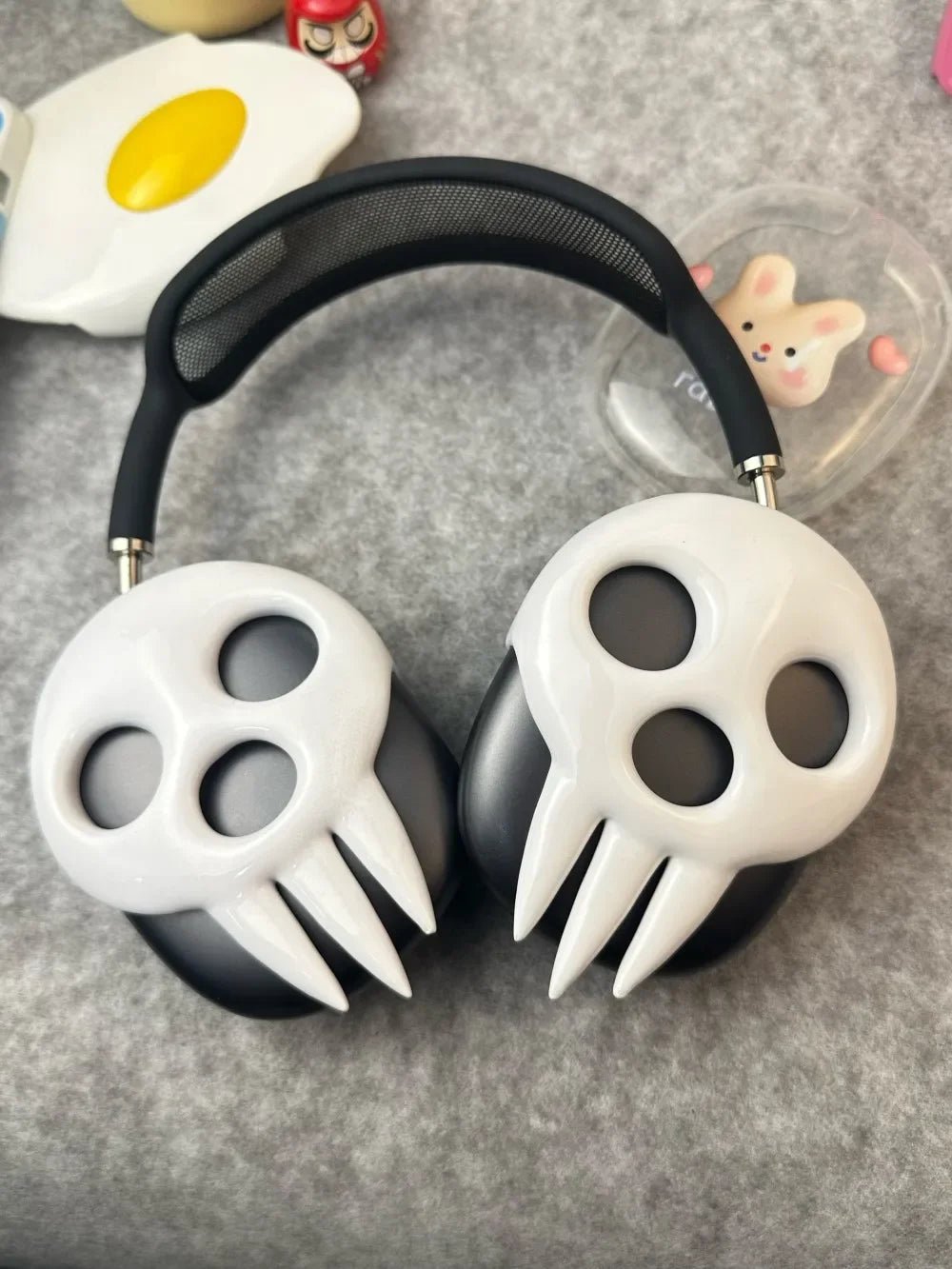 Soul Eater for Airpods Max Custom Headphones Case Cover Decoration Death Skull Headset  Accessory for Airpods Max Attachment Y2k