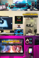 64X64 Smart LED Pixel Display RGB DIY Programmable Pixel APP Control Art Display Creative Animations For Gaming Room Decor