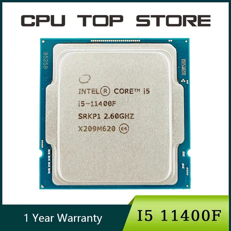 Intel Core i5 11400F 2.6GHz Six-Core Twelve-Thread CPU Processor