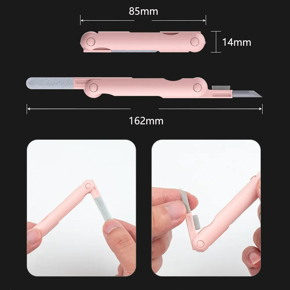 7-in-1 Keyboard Cleaning Kits Airpods Cleaner Headset Cleaner Pen Laptop Screen Cleaning Bluetooth Earphones Cleaning Kit