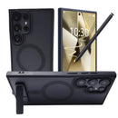 UYUXIO Magnetic Stand Mobile Phone Case for Samsung Galaxy S25 Ultra S24 S23 FE S22 Plus Cover with Kickstand Cases with Holder