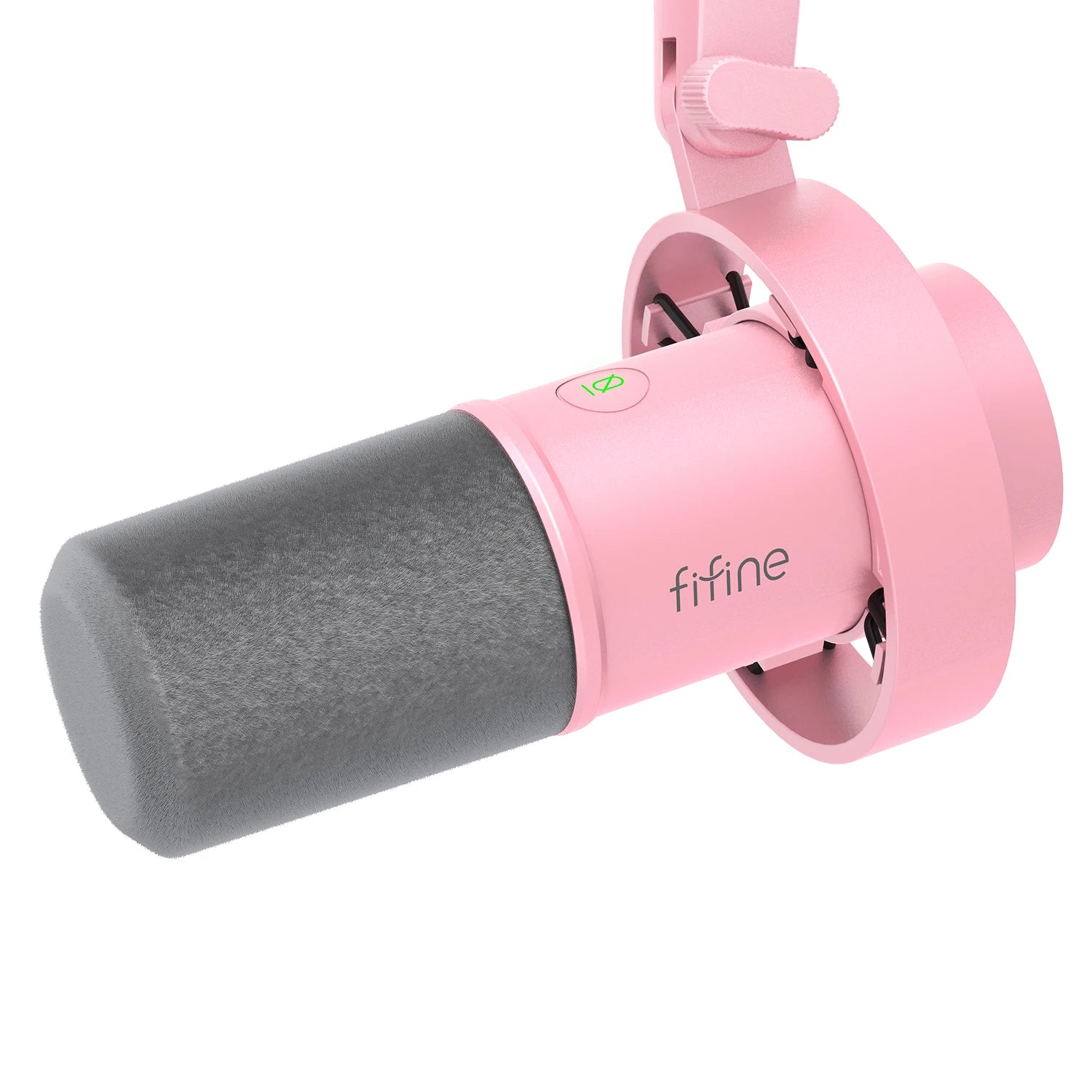 FIFINE Recording XLR Dynamic Microphone with Real-time Monitoring,USB Streaming Mic with Gain Knob/Touch-mute for PC,Mixer-K688