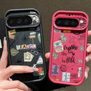 Travel Map Pattern TPU Case For Google Pixel 8 7 Pro Pixel 9 Pro XL Shockproof Soft Silicone Phone Cover For Google Pixel 7A 8A