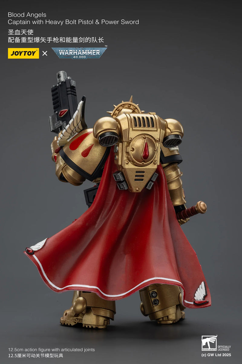 [Pre-Order]1/18 JOYTOY Action Figure 40K Blood Angels Captain and Sanguinary Priest Anime Collection Model Toy