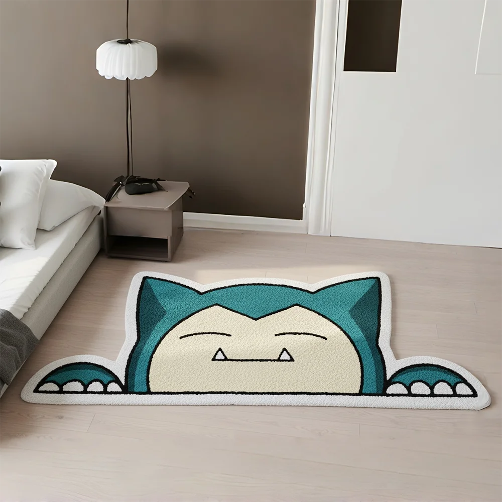 Area Rug  Anime Pikachu Charizard Squirtle Bulbasaur Gengar Mewtwo Pokémon Super Cool Handmade Printed Carpet for Home Decor