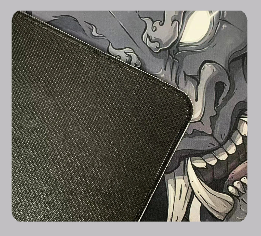 Japanese Anime Black Oni Mouse Pad Gamer Desk Mat 900x400 Non-Slip Rubber Large Playmat for Office Gaming Accessories for Gamer