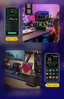 DIY LED Pixel Display RGB LED Panel Lamp Programmable Pixel Art Digital Light Display with APP Control Creative Display Screen