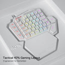 Redragon K585 DITI One-Handed RGB Mechanical Gaming Keyboard, 42 Keys Type-C Professional Gaming Keypad w/Upgraded Hot-Swappable