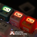 Retro Game Theme Keycaps Mechanical Keyboard 1pcs Resin Esc Keys  Layered Drip Glue Pc Gaming Keyboard Collect Gift Keycaps