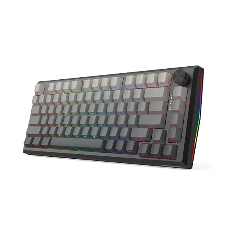 Redragon K687 PRO Wireless CNC Gasket Gaming Keyboard, 81 Keys Mechanical Keyboard,Litsea Switches
