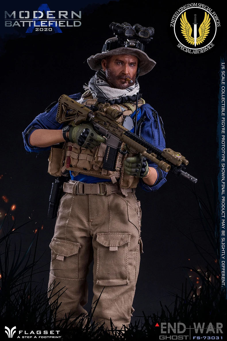 ViiKONDO 1/6 Flagset FS 73033 Ghost Action Figure Simon Riley End War COD Army Men 12inch Special Toy Model Full Set Collection