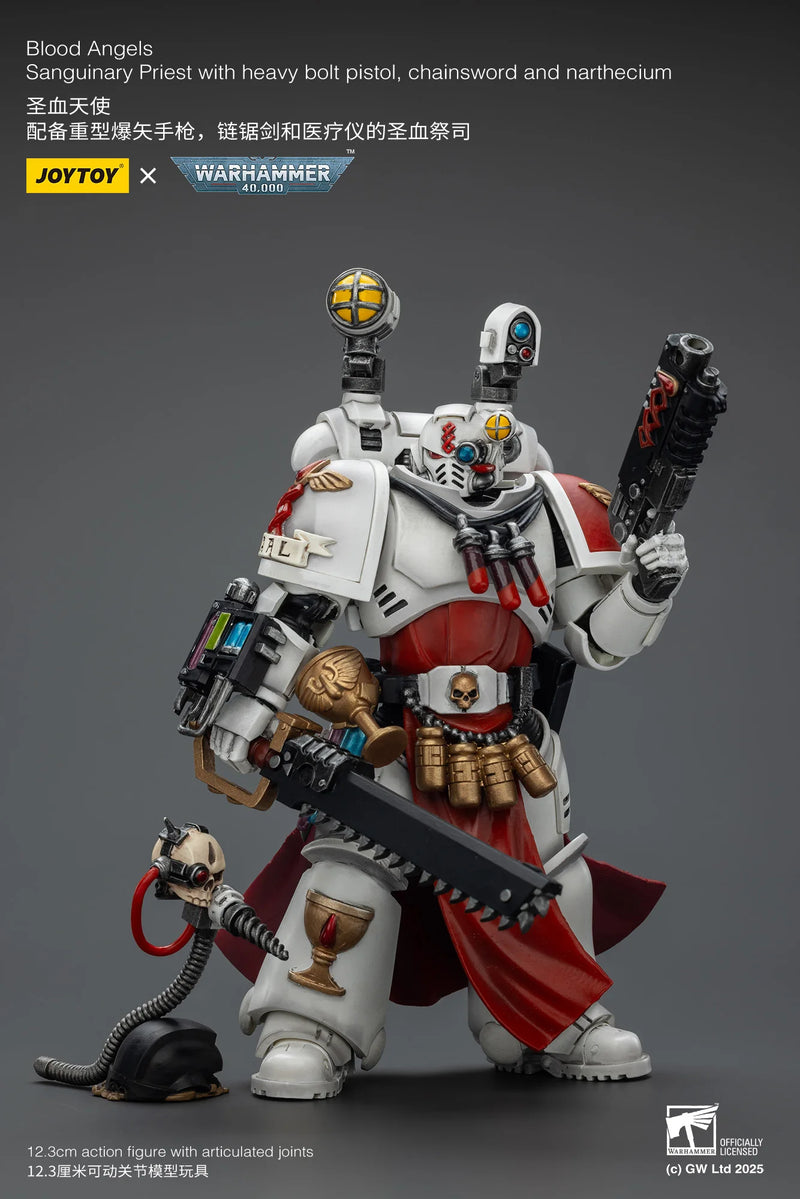 [Pre-Order]1/18 JOYTOY Action Figure 40K Blood Angels Captain and Sanguinary Priest Anime Collection Model Toy