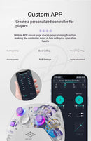 AOLION K20 Wireless Gaming Controllers TMR Joystick Replaceable Magnetic Shell Gamepads Custom For PC NS2 Steam Gamer Gfits