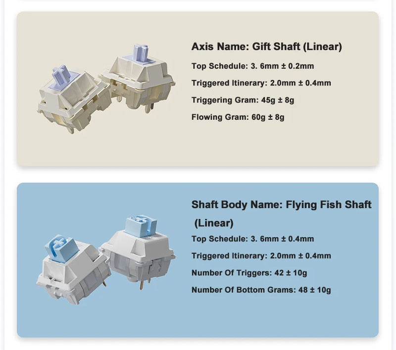 AJAZZ AK820 / AK820Pro Gaming Mechanical Keyboard 75% 82 Keys Wired Single Mode/Bluetooth Wireless Gamer Keyboard for Laptop PC