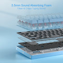 Redragon K556 SE RGB LED Backlit Wired Mechanical Gaming Keyboard, Aluminum Base, 104 Keys, Hot-Swap Linear Quiet Red Switch