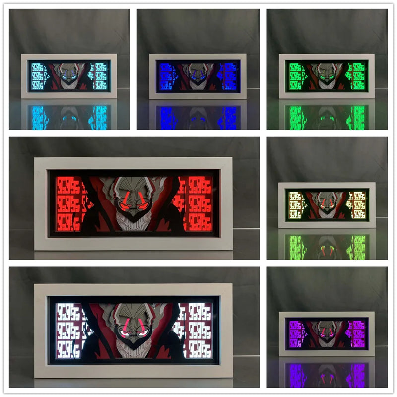 Anime LED Night Light Box Dandadan for Children Bedroom Decoration Nightlight Lightbox Manga 3d Paper Cut Desk Lamp Dandadan