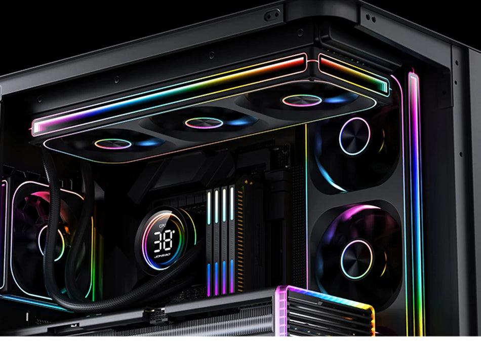 JONSBO TH-360 White Water Cooler 120mm ARGB Fan TH-240 AIO CPU Liquid Cooling Integrated Water-cooled LGA1700 115X 1851 1200 AM5