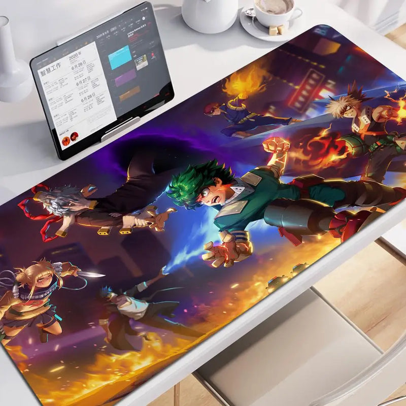Academia Deku Anime My Hero Mouse Pad Gaming XL New Custom Large Mousepad XXL Mouse Mat Office Anti Slip Carpet Mice Pad