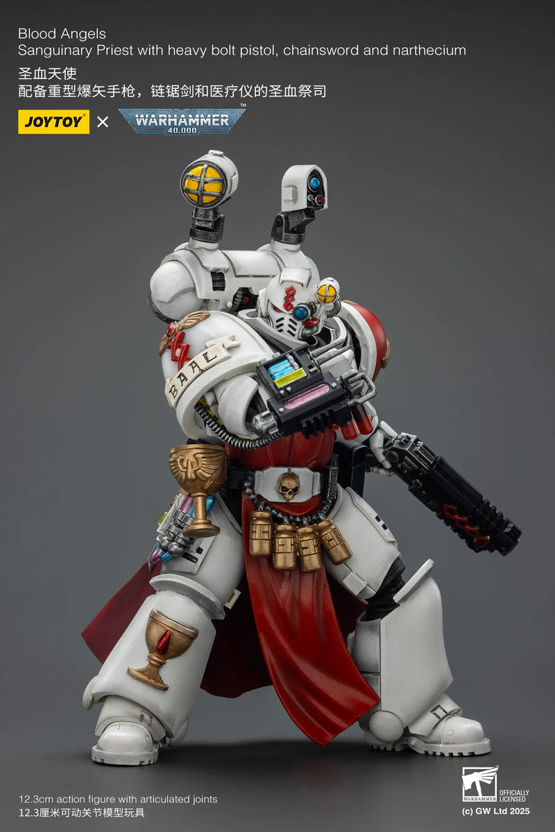 [Pre-Order]1/18 JOYTOY Action Figure 40K Blood Angels Captain and Sanguinary Priest Anime Collection Model Toy