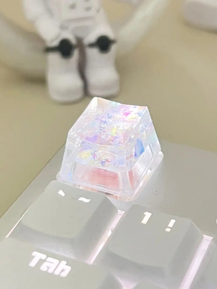 1Pcs High Quality Hot Sale Colorful Translucent Key Caps Cross Shaft Mechanical Keyboard Keycap