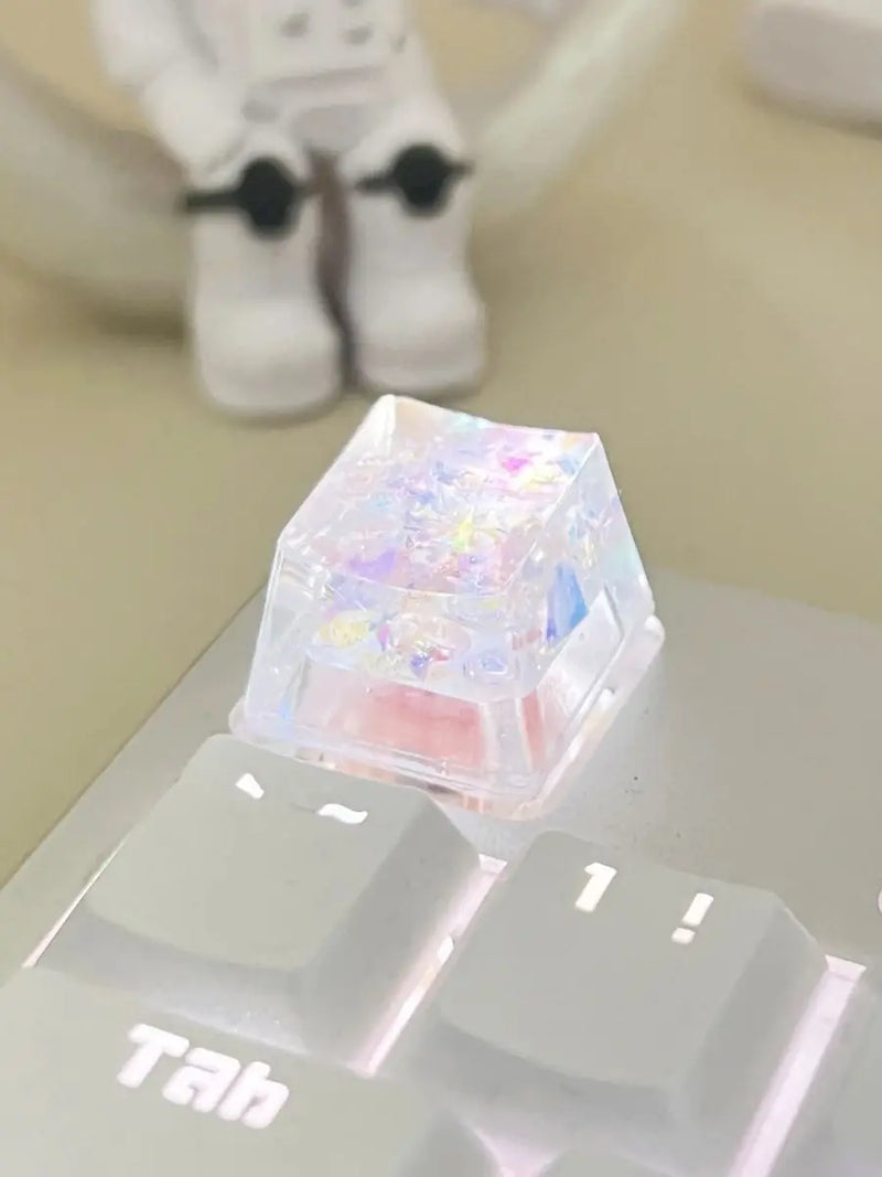 1Pcs High Quality Hot Sale Colorful Translucent Key Caps Cross Shaft Mechanical Keyboard Keycap