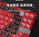 Anime Keycap Set PBT Five-sided Sublimation Ergonomic Original Height Asuka Langley Soryu Mechanical Keyboard Translucent Keycap