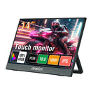 Anmite 14 Inch Touch Screen Portable Monitor 100%sRGB 400cd/m2 Gaming Computer Expand Display For XBox PS4/ 5 Switch Loptop