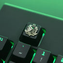 1pc Zinc Aluminium Alloy Key Cap Mechanical Keyboard keycap for CSGO OW Dota 2 PUBG WOW LOL R4 Height Stereoscopic relief