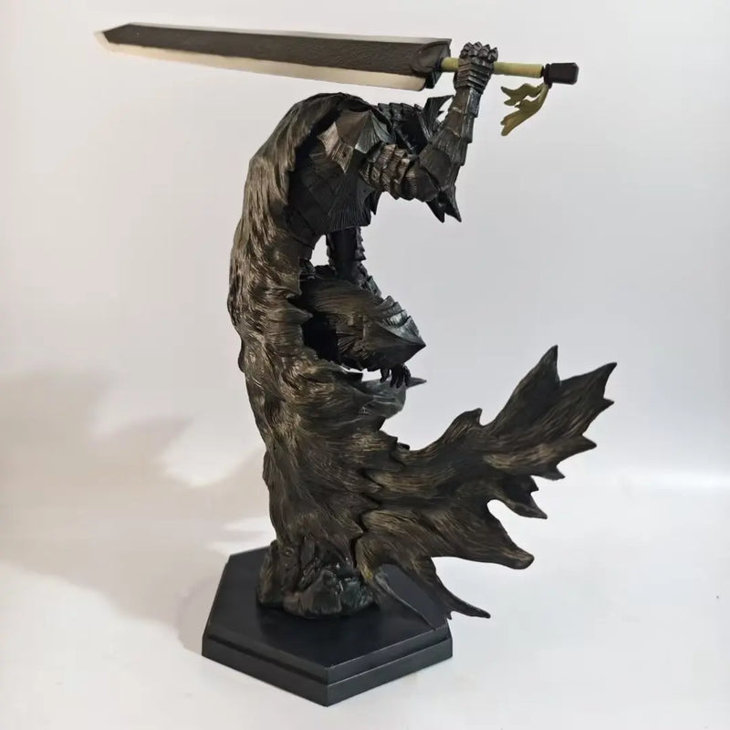 23cm Berserk Guts In Armor Japanese Classics Anime Figure Model Gk Statue Collection Desktop Decoration Ornament Toys Boys Gifts