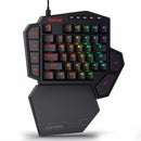 Redragon K585 DITI One-Handed RGB Mechanical Gaming Keyboard,Wrist Rest 42 Keys Type-C Professional Gaming Keypad Hot-Swappable