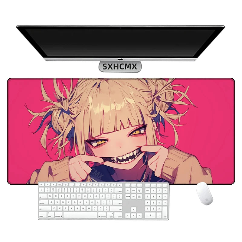 Toga Himiko Mouse Pad Game My Hero Academia Laptop Play Mat Extra Large Kawaii Anime Mousepad PC Gaming Accessories