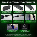 VILCORN M8 Game Stick 4K Arcade Video Game Console for MAME PS1 9 Emulator with Double Arcade Joysitck 41000 Games Retro Machine