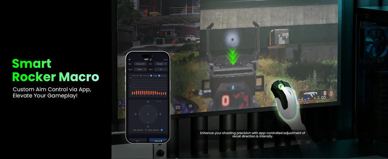 AIMZENIX AX200PRO Keyboard Mouse Adapter, High Performance Converter | Compatible with Popular FPS Games | PC & NS Platforms