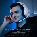 BINNUNE BW01 Wireless Gaming Headset with Mic for PC PS4 PS5 2.4G Bluetooth USB Gamer Headphones with Mic for Laptop Computer