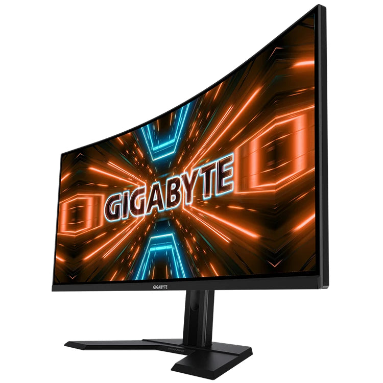GIGABYTE G34WQC a 34" Inch 144Hz 1ms 3440 X 1440 VA 1500R Display 90% DCI-P3 VESA Display HDR400 Curved Used Gaming Monitor